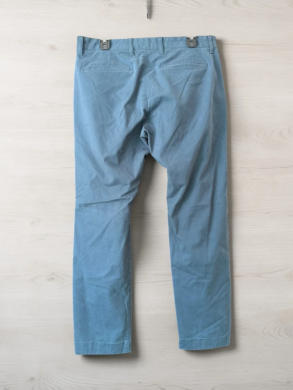 J.Crew Flex Chino Pants Mens 33x30 Blue Stretch Casual Slim Straight